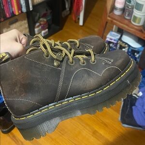 Dr. Martens Brown Platform Boots
